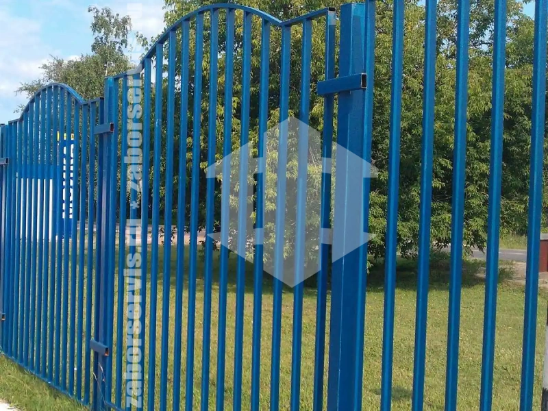 Сварной забор на забивных столбах 50 метров