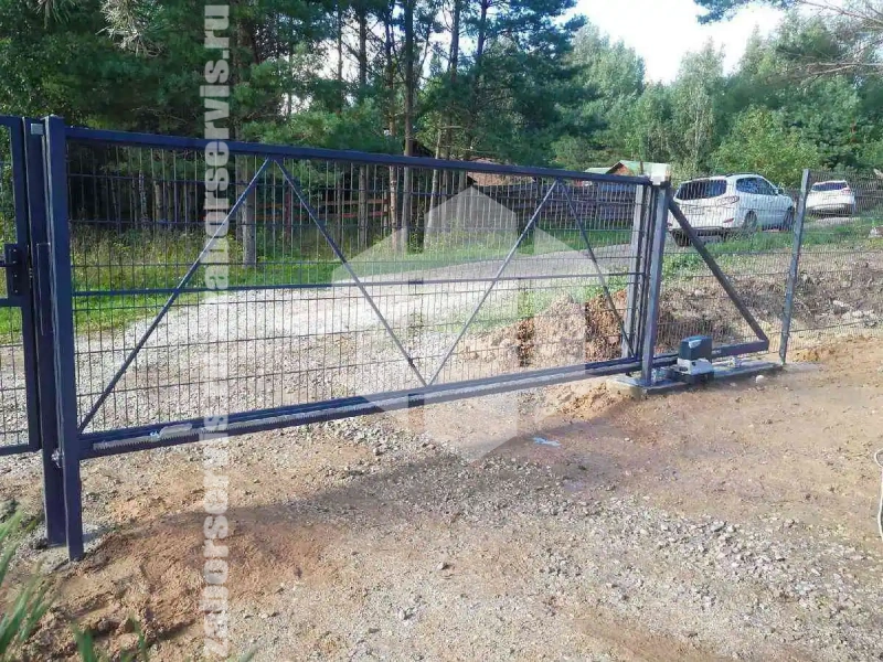 Секционный 3D забор 85 метров