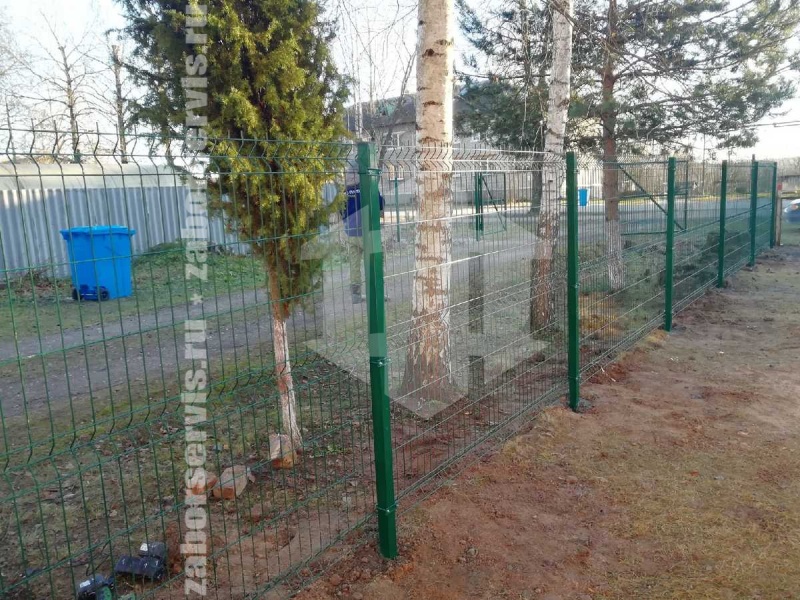 3D забор 98 метров 4мм пример 3 4мм