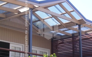 Навес для дачи пример 9