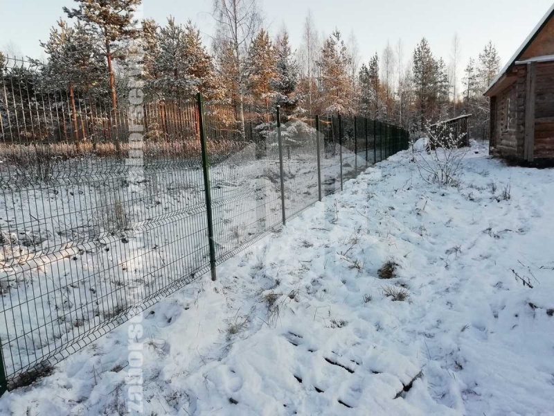 3D заборы 150 метров для частного дома 3,5мм