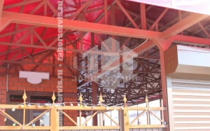 Навес двускатный работа 11