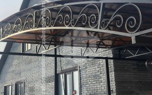 Кованый навес пример 3