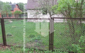 Забор из сетки рабицы в натяг секционный 100 метров