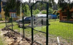 3D забор 126 метров зеленый пример 3 4мм