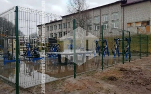 Забор из сварной сетки 55 метров