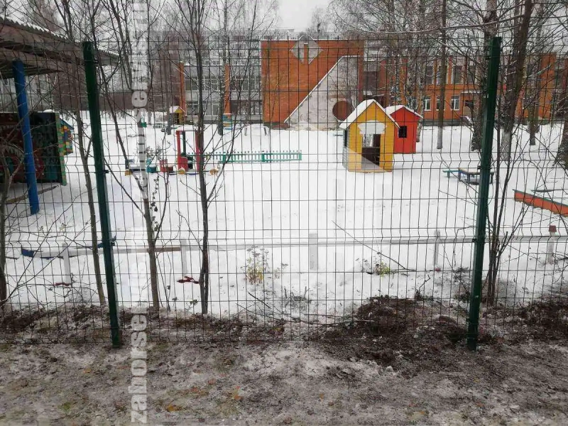 Секционный 3D забор 75 метров