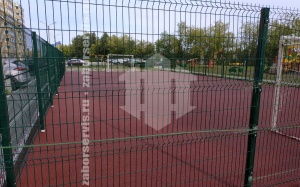 3D заборы для спортивной площадки 20 метров высота 3,0м