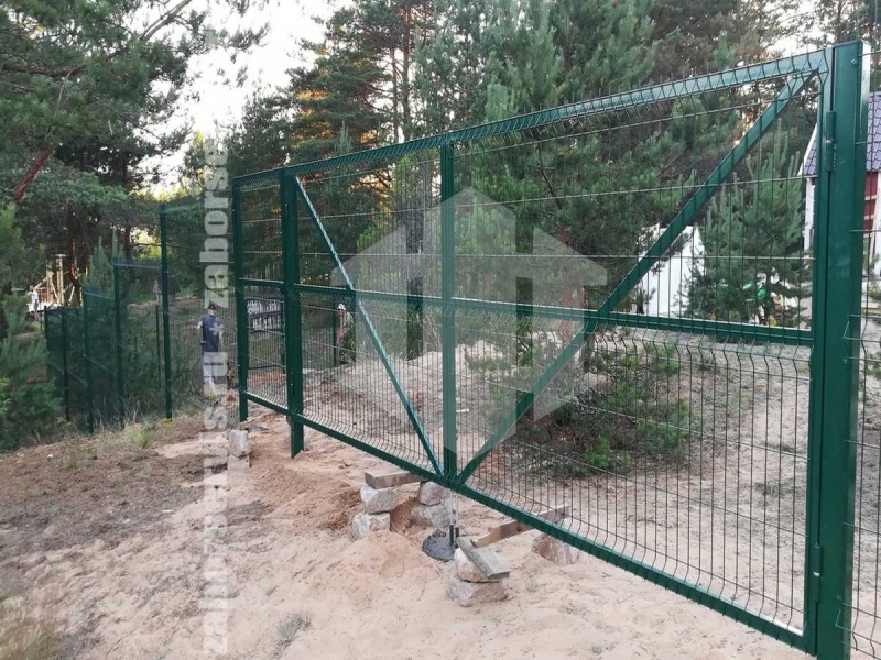 3D заборы для частного дома 30 метров 6мм