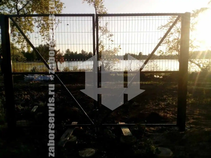 Забор из сварной сетки 60 метров
