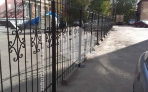 Кованый секционный забор 75 метров