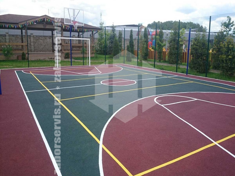 3D заборы зеленый для спортивной площадки 80 метров