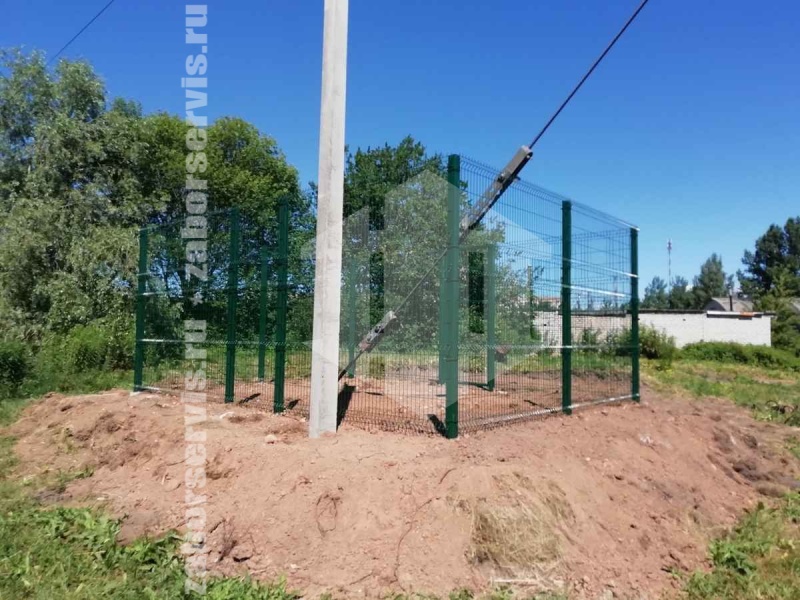 3D заборы зеленый  50 метров 4мм