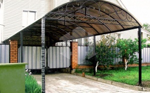 Кованый навес пример 4