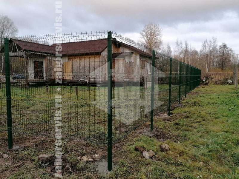 3D забор 126 метров 4мм пример 1