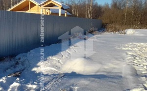 Забор из профнастила оцинкованный 67 метров