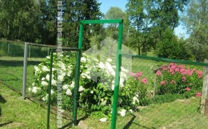 Забор из сетки рабицы в натяг секционный 109 метров