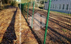 3D заборы для школы 140 метров высота 2,0м