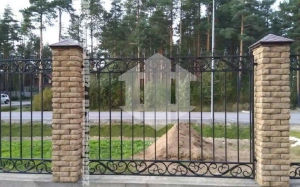 Кованый секционный забор 60 метров