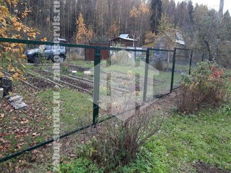 Забор из сетки рабицы секциями 57 метров