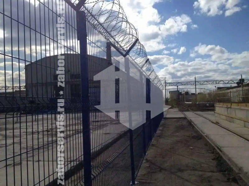 3D забор 175 метров синий 5мм