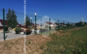 3D забор 140 метров зеленый 6мм