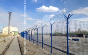 3D забор 160 метров высота 2,5м