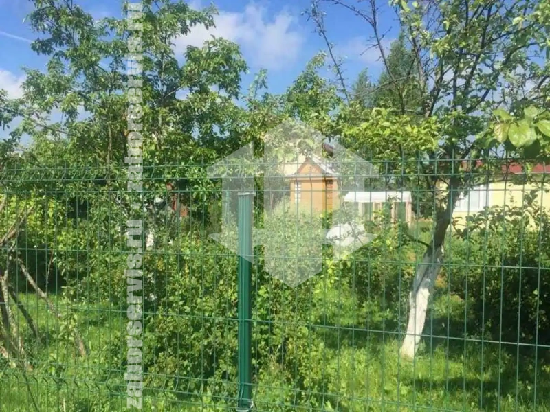 3Д забор на забивных столбах 50 метров