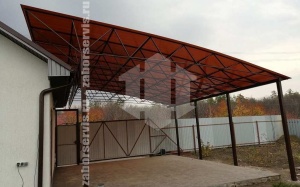 Прямой навес пример 5