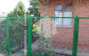 Забор из сетки рабицы в натяг секционный 50 метров