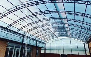 Навес арочный работа 9