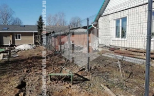 3Д оцинкованный забор 65 метров