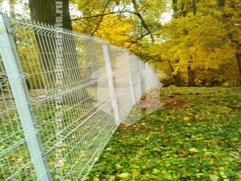 3D забор 75 метров белый 5мм