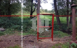 Забор из сетки рабицы с секциями 84 метра