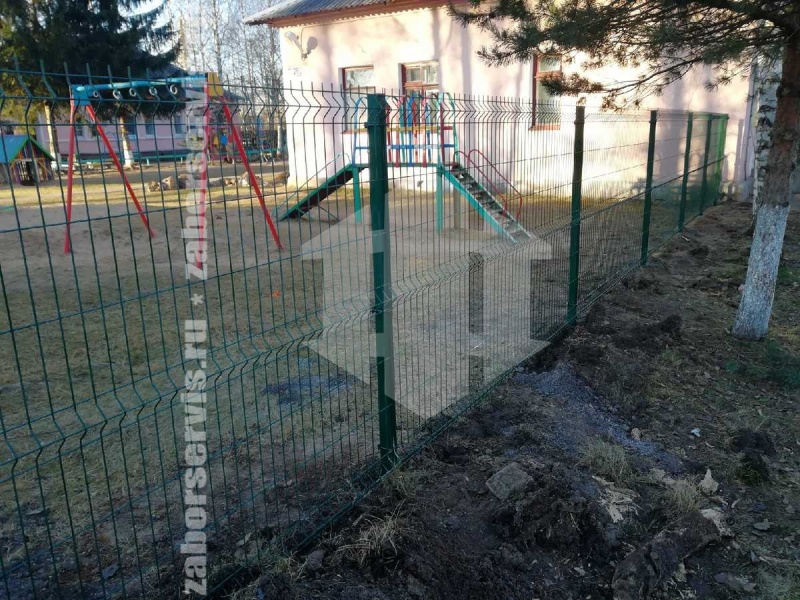 3D забор 98 метров 4мм пример 3 4мм