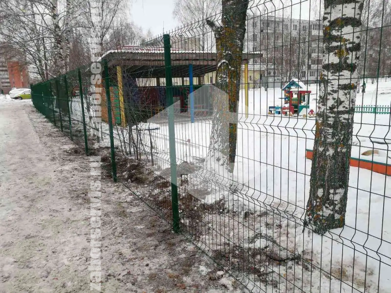 Секционный 3D забор 75 метров