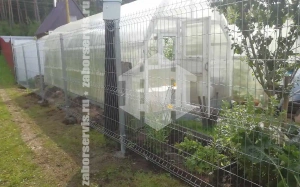 3Д оцинкованный забор 45 метров