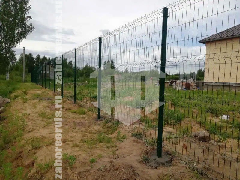 3D заборы для частного дома 93 метра 4мм