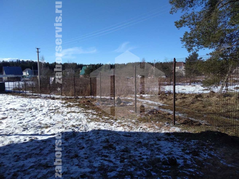 3D заборы для частного дома 6 соток 3,5мм