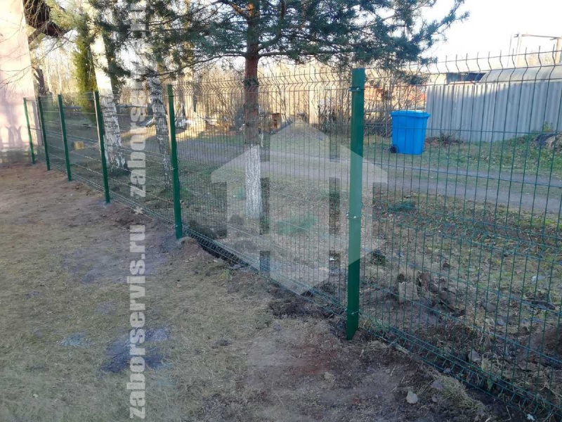 3D забор 98 метров 4мм пример 3 4мм