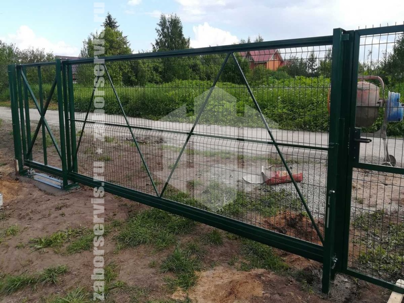 3D заборы 30 метров высота 1,8м 4мм