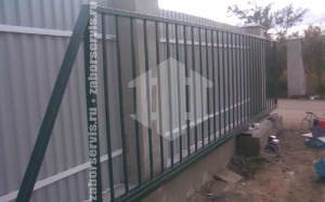 Сварные откатные ворота