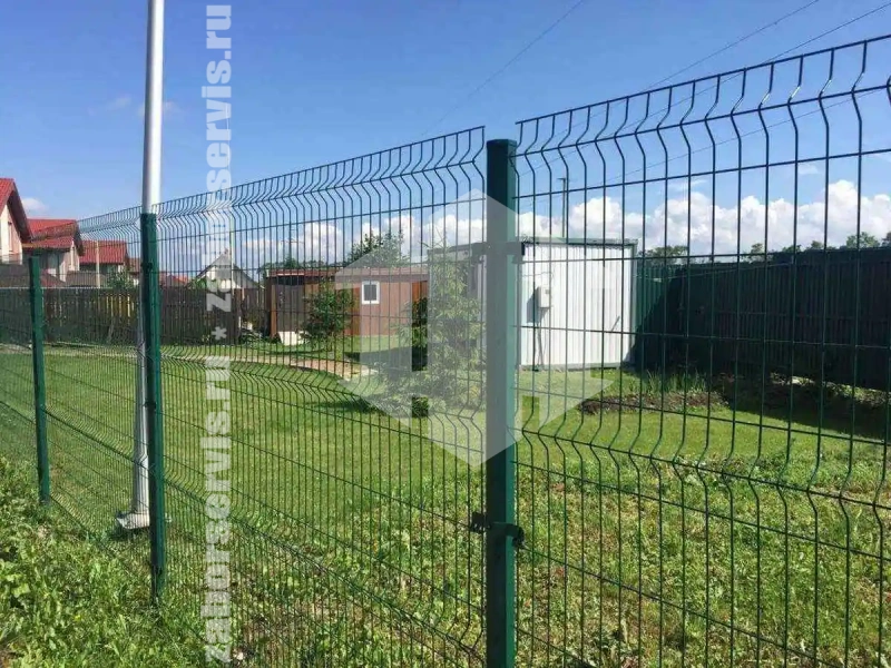 Забор из сетки гиттер 43 метра