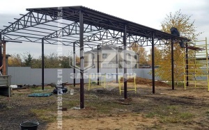 Навес двускатный работа 7