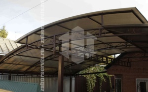 Двухуровневый навес пример 5