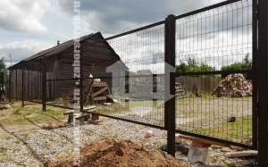 Секционный 3D забор 45 метров