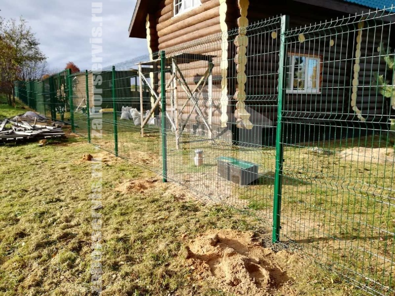 3D забор 110 метров 3,5мм пример 2 5мм