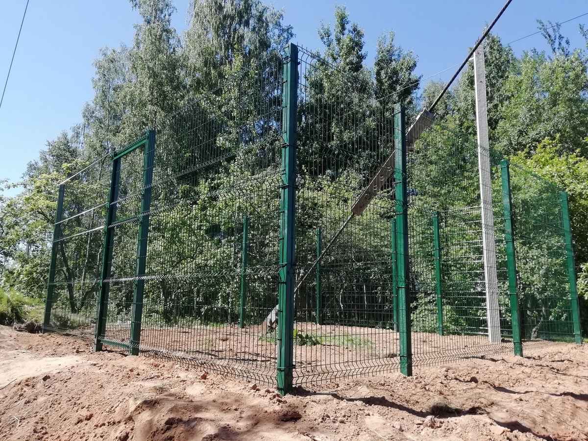 3D заборы зеленый  50 метров 4мм