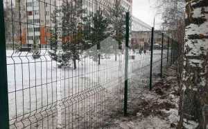 Секционный 3D забор 75 метров