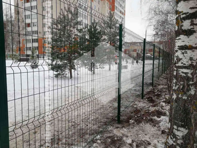 Секционный 3D забор 75 метров